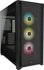 Corsair CC-9011212-WW iCUE 5000X RGB Black Mid-Tower Case