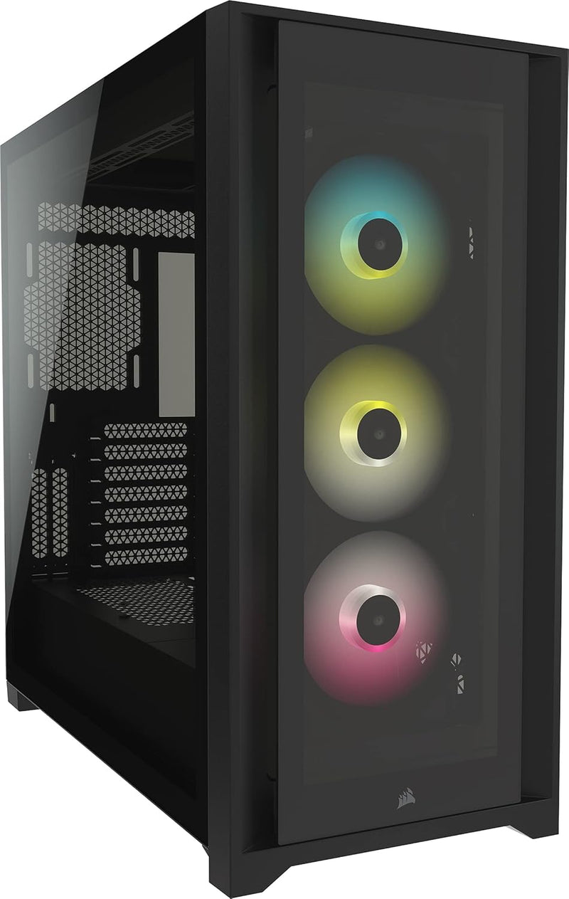 Corsair CC-9011212-WW iCUE 5000X RGB Black Mid-Tower Case — main product image