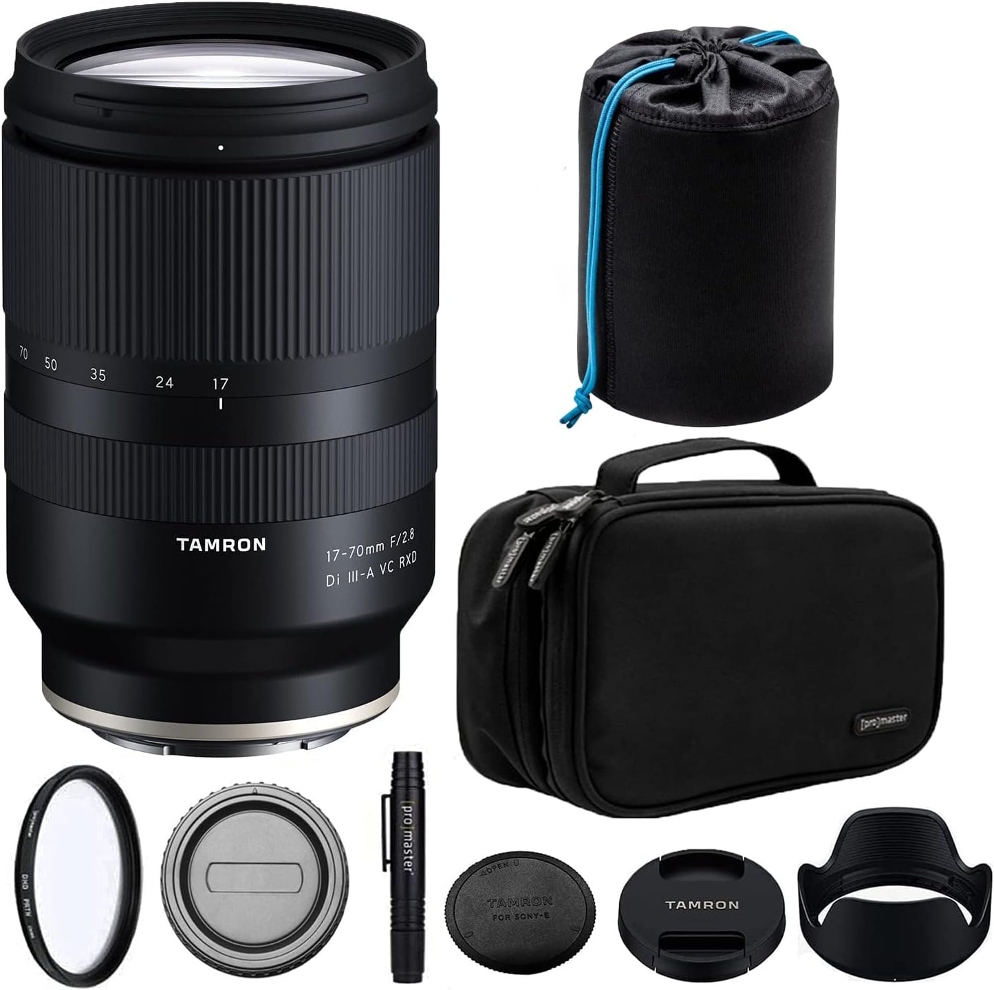 Tamron AFB070S-700 17-70mm F/2.8 Sony E Lens Bundle