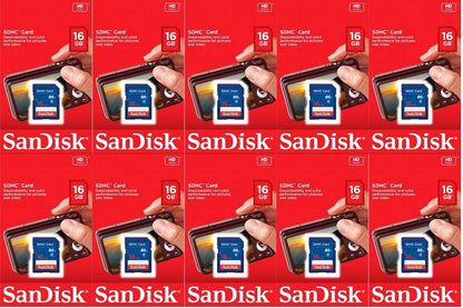 SanDisk SDSDB-016G-B35 16GB SD Card 10-Pack