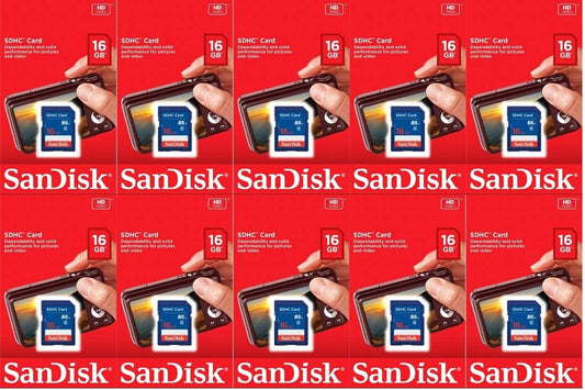 SanDisk SDSDB-016G-B35 16GB SD Card 10-Pack