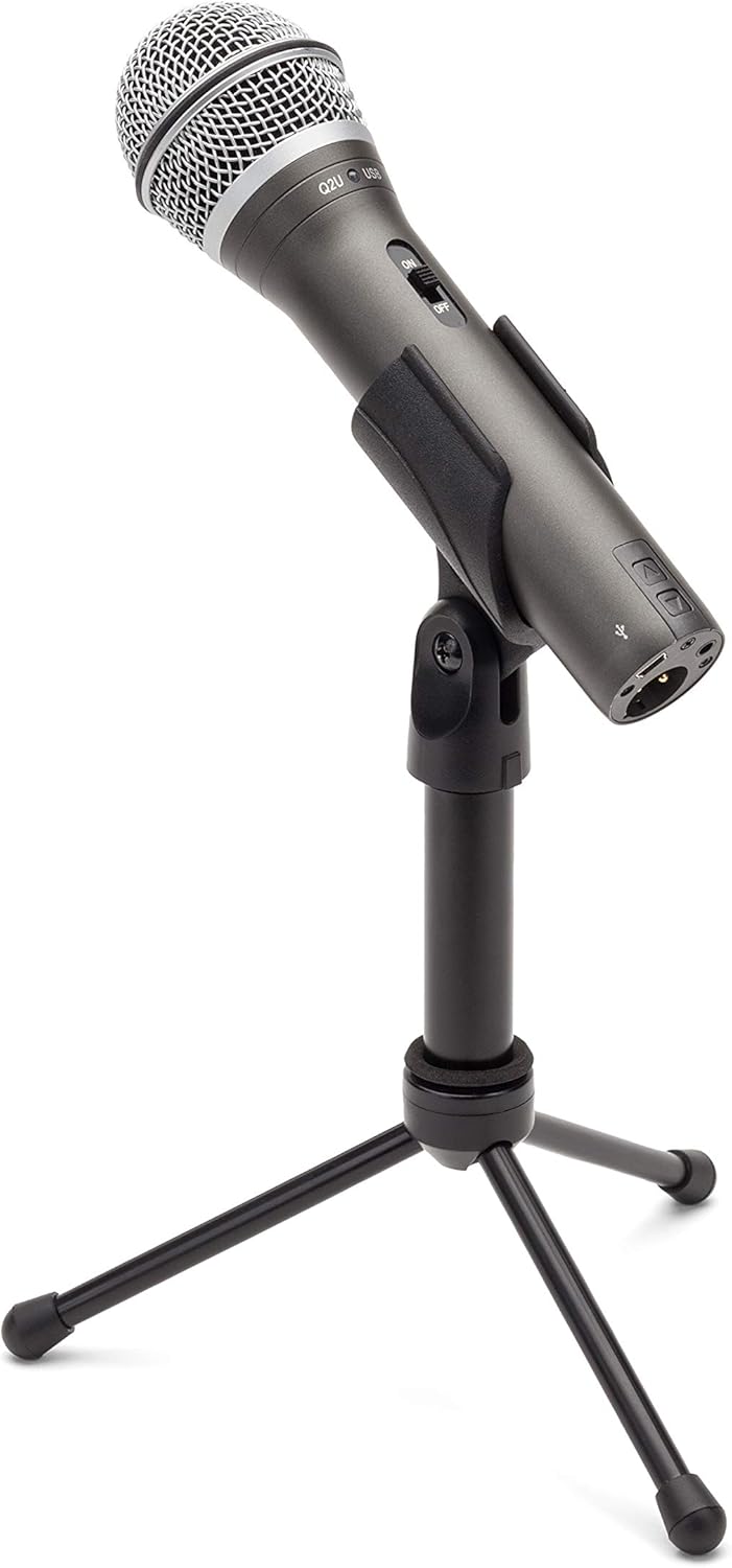 Roland BRIDGE CAST Mixer Samson Q2U USB/XLR Microphone Bundle