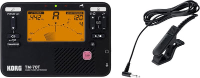 Korg TM70CBK Tuner Metronome Combo Pack