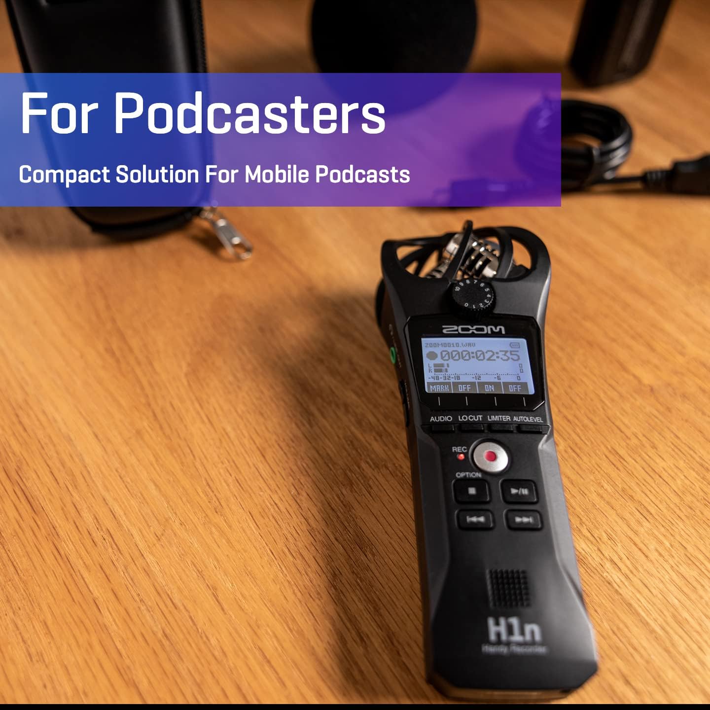 Zoom H1n-VP Handy Recorder 2-Channel Audio