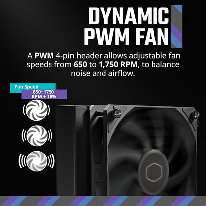 Cooler Master MLW-D12M-A17PK-R1 MasterLiquid 120L Core AIO Cooler