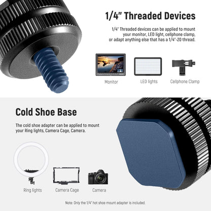Neewer 10100957 8-Piece Cold Shoe Mount Adapter Set