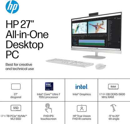 HP Intel Core i7 27" Touchscreen All-in-One Desktop