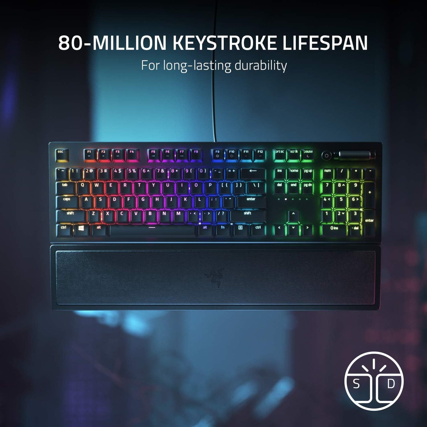 Razer BlackWidow V3 Quartz Edition Mechanical Gaming Keyboard Bundle