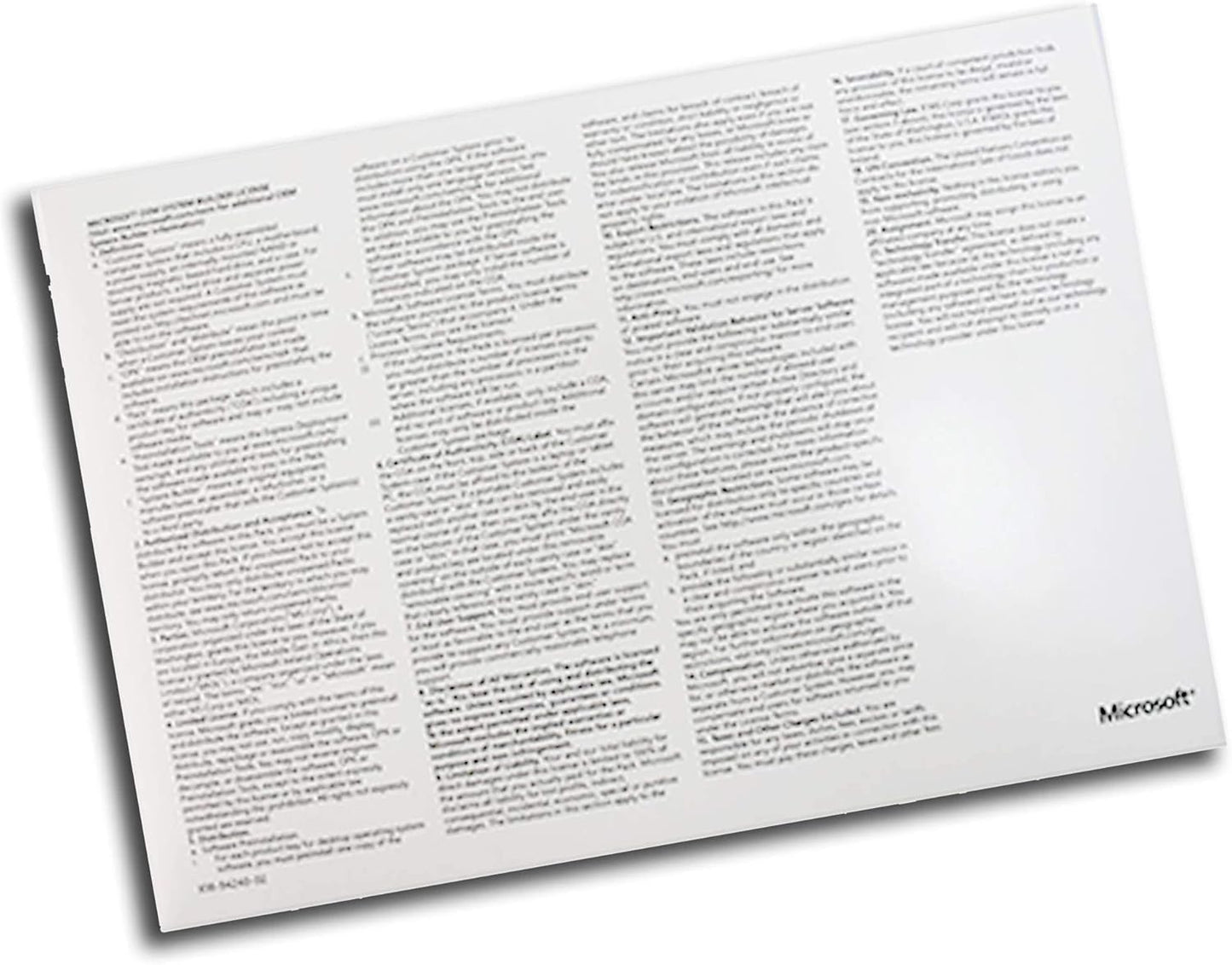 Microsoft FQC-08929 Windows 10 Pro 64-bit OEM DVD