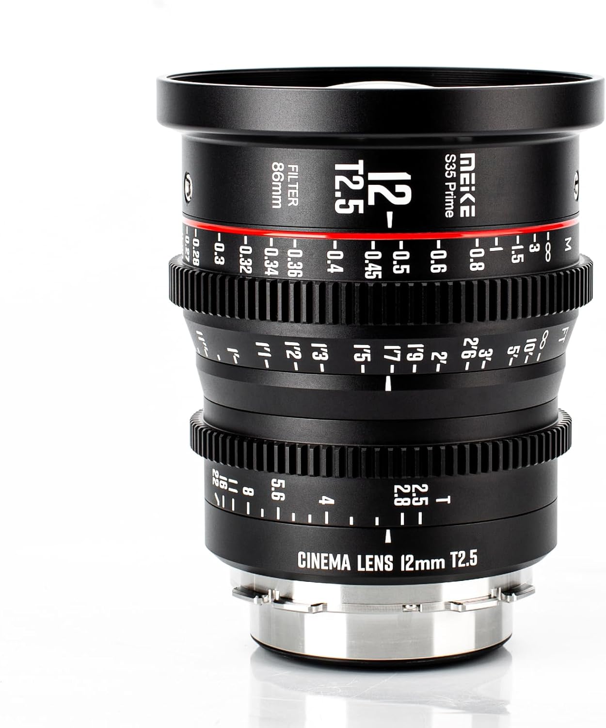 Meike 12mm T2.5 S35 Wide Angle Cinema Lens PL-Mount