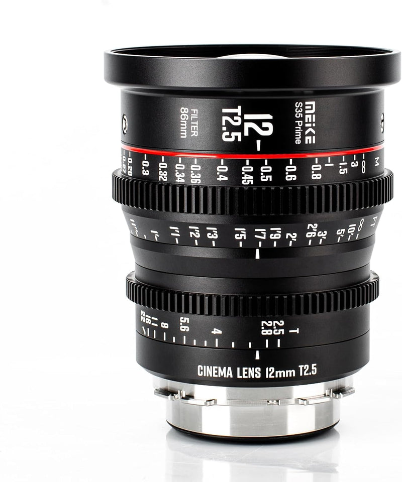 Meike 12mm T2.5 S35 Wide Angle Cinema Lens PL-Mount — main product image