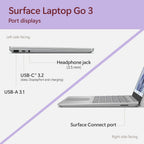 Microsoft XK1-00001 Surface Laptop Go 3 Platinum