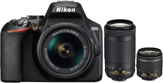 Nikon 1588 D3500 Two Lens Kit DSLR Camera