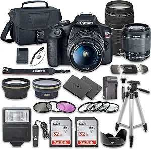 Canon EOS Rebel T7 EF-S 18-55mm Lens Bundle