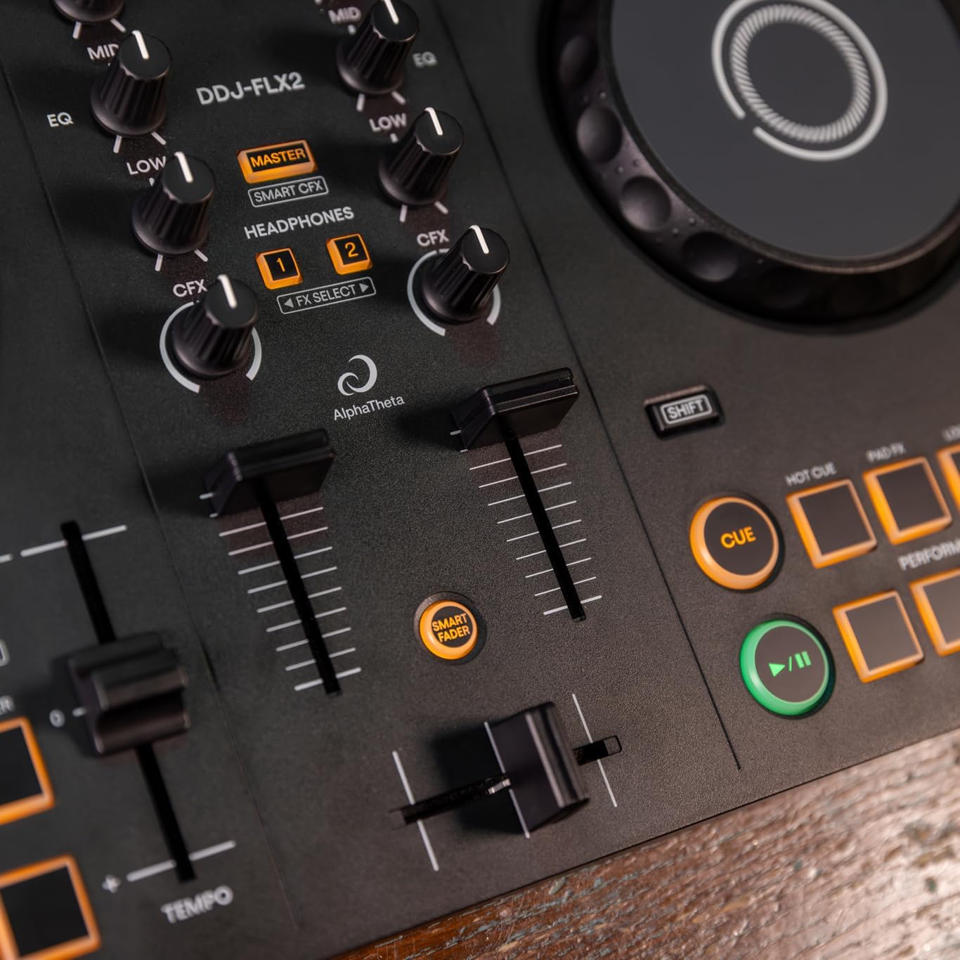AlphaTheta DDJ-FLX2 Compact 2-Channel DJ Controller