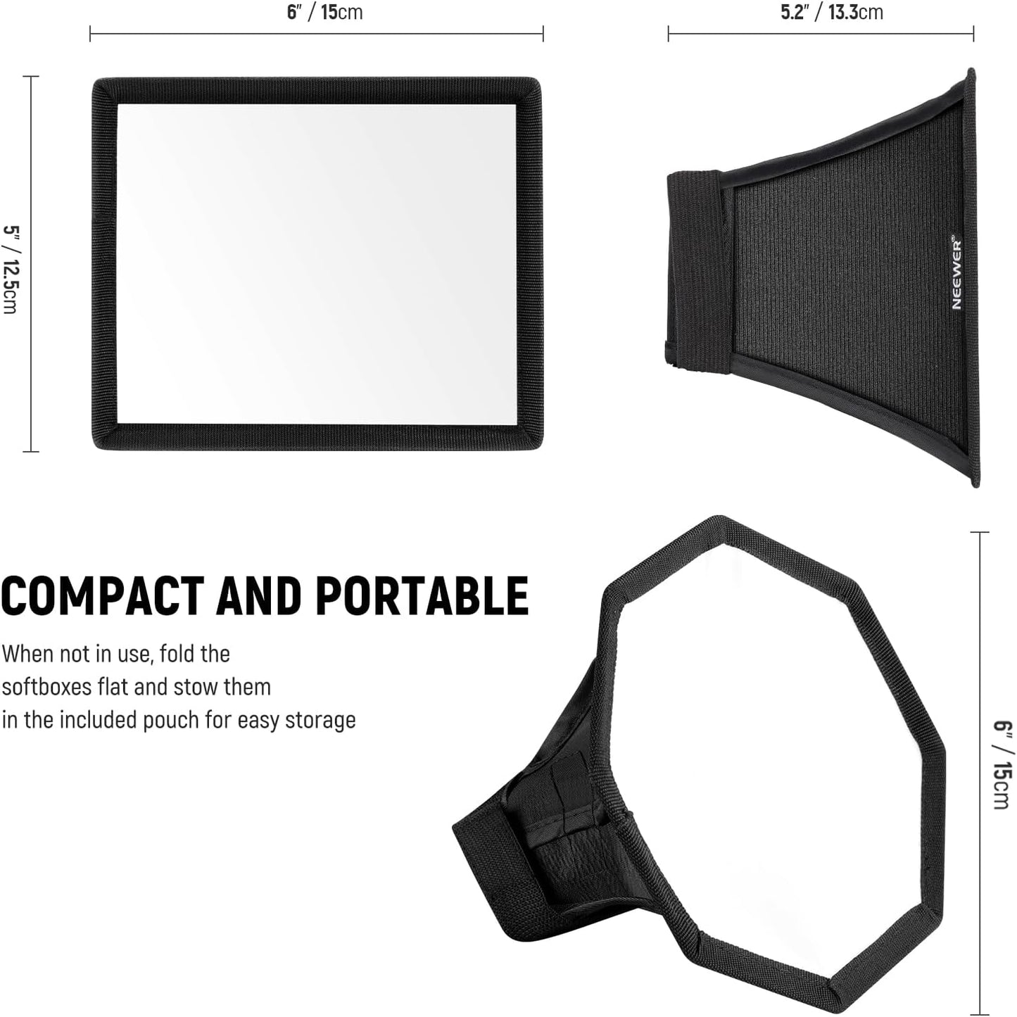 Neewer NS5P Flash Diffuser Softbox Kit