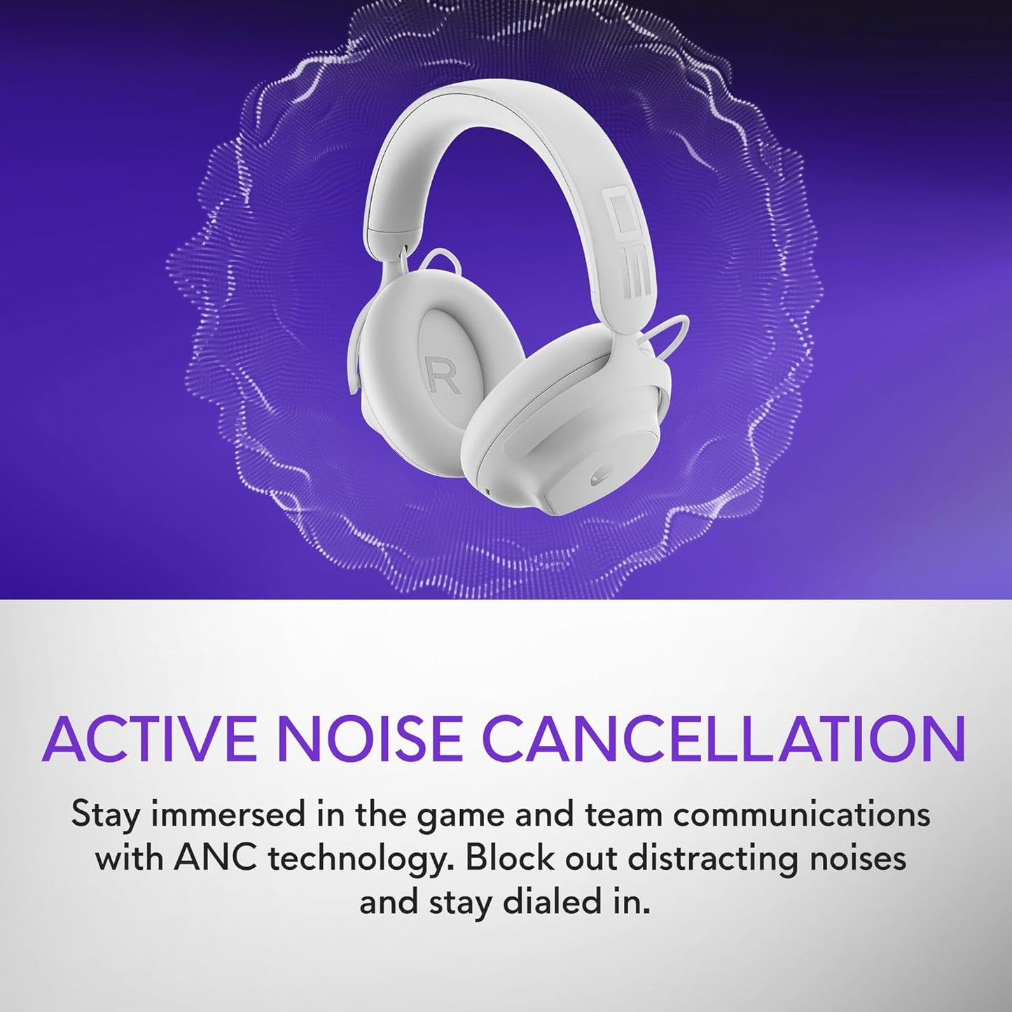 Alienware Pro Wireless Gaming Headset - Lunar Light