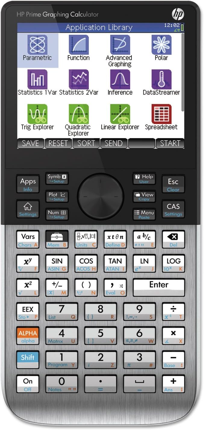 HP G8X92AA#B1K Prime v2 Graphing Calculator - CAS, Slim Design