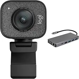 Logitech StreamCam Plus Webcam - Graphite Bundle