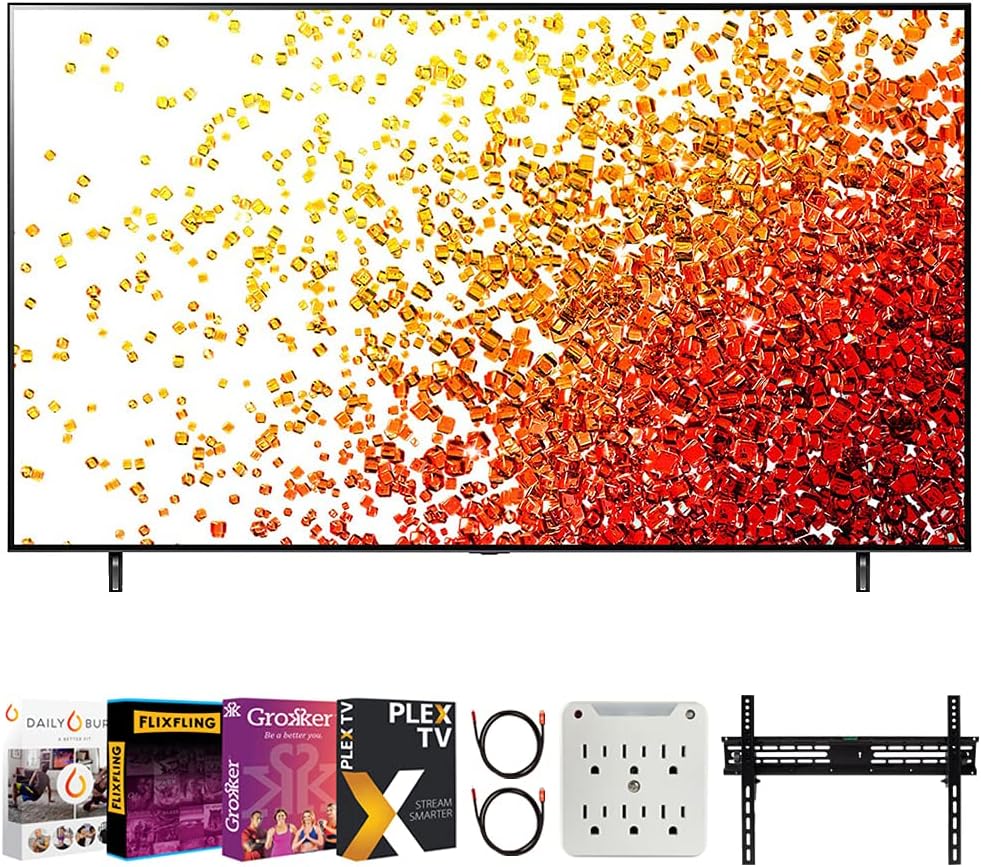 LG E6LG55NANO90UPA 55" 4K NanoCell Smart TV Bundle