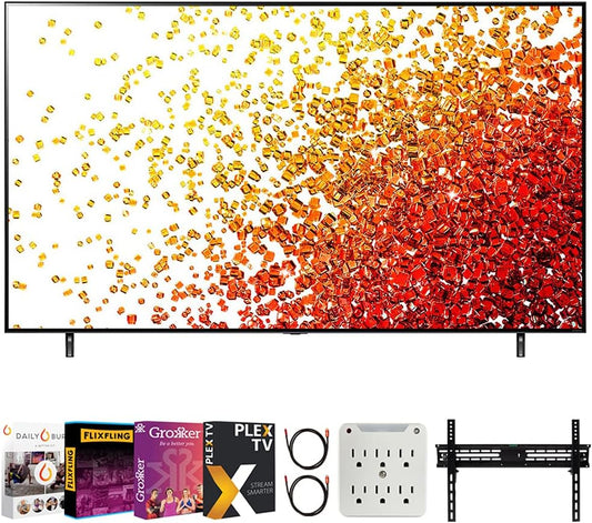 LG E6LG55NANO90UPA 55" 4K NanoCell Smart TV Bundle