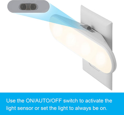 GE 46707-P1 LED Night Light Bar 100 Lumens 2-Pack
