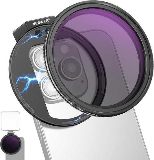 Neewer 10103078 67mm Magnetic Phone Lens Filter Kit