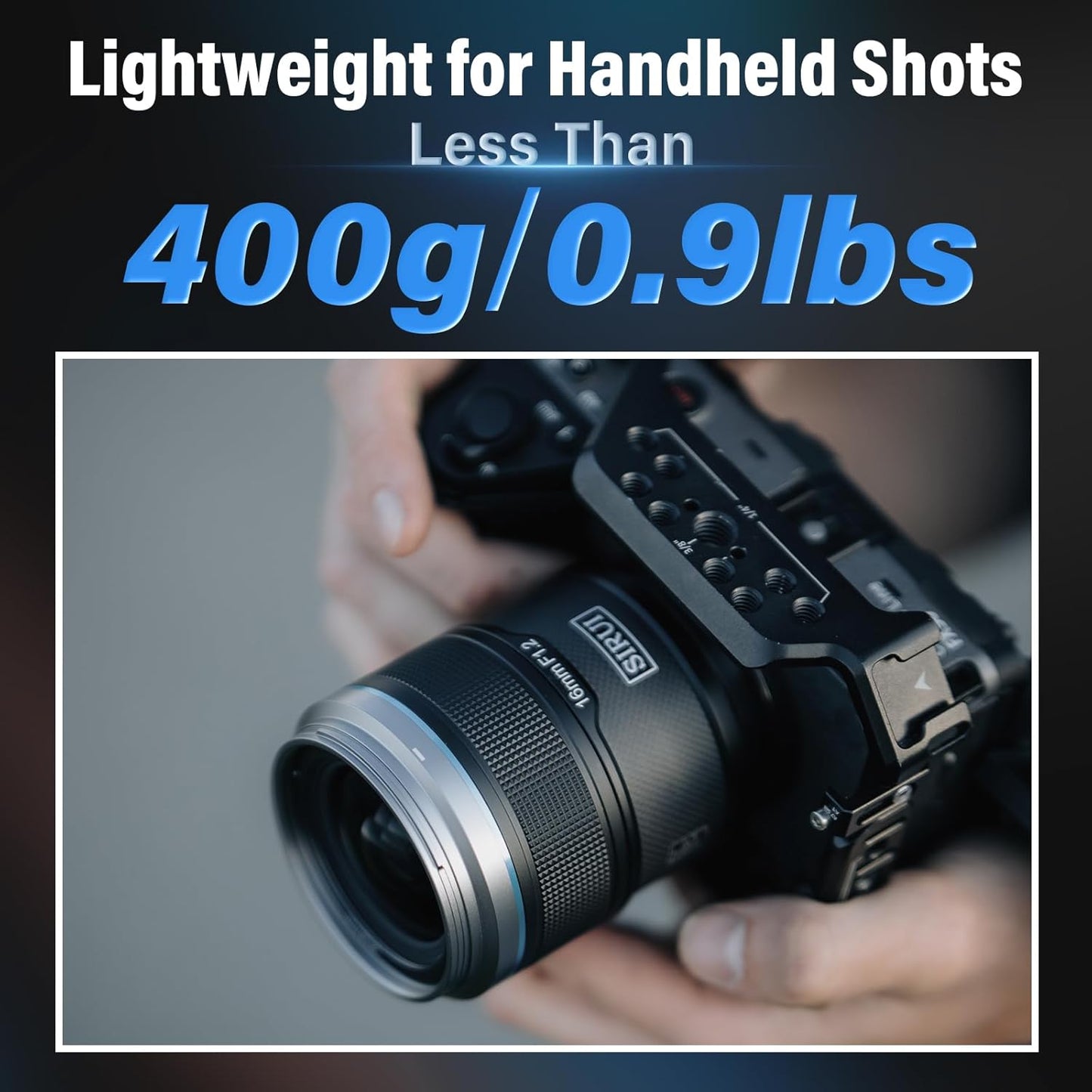 Sirui 16AS12E-B-AM 16mm F1.2 APS-C E-Mount Lens