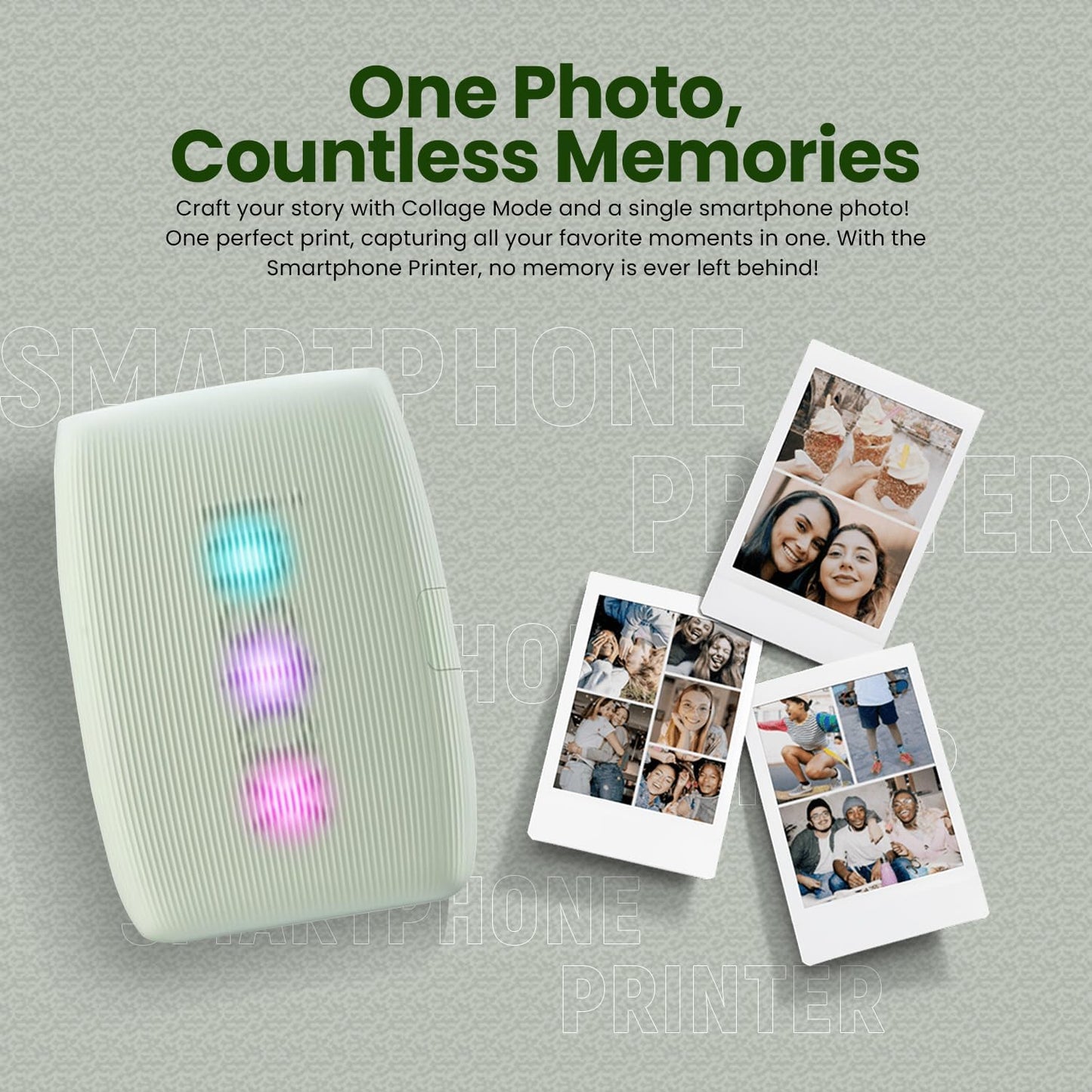 Fujifilm INSTAX Mini Link 3 Smartphone Printer Film Bundle