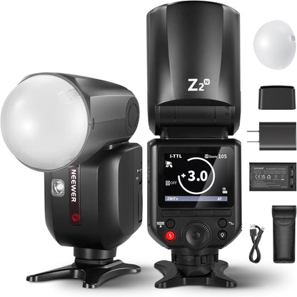 Neewer Z2-N: TTL Round Head Flash Speedlite for Nikon