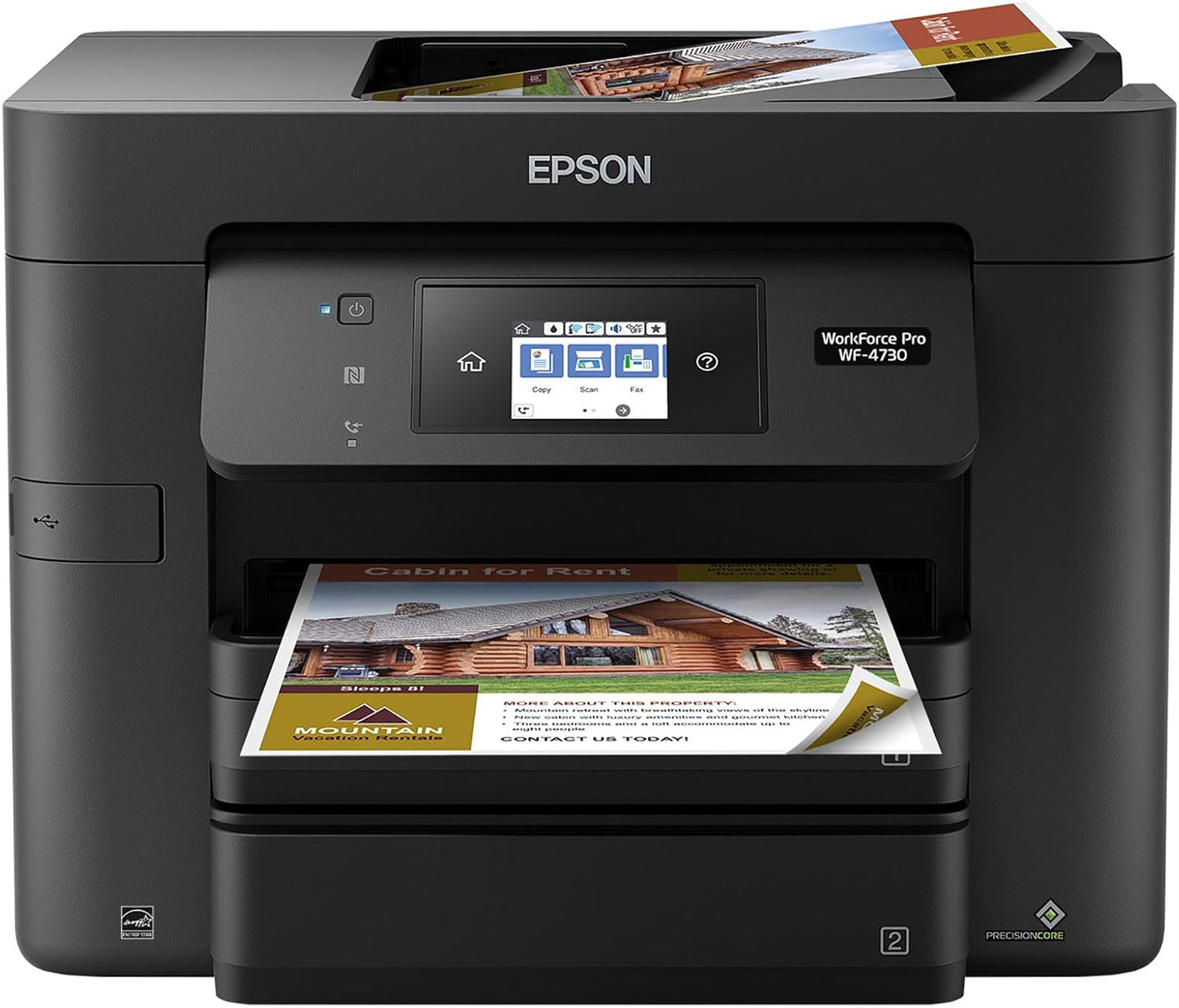 Epson C11CG01201 WorkForce Pro WF-4730 Wireless All-in-One Printer