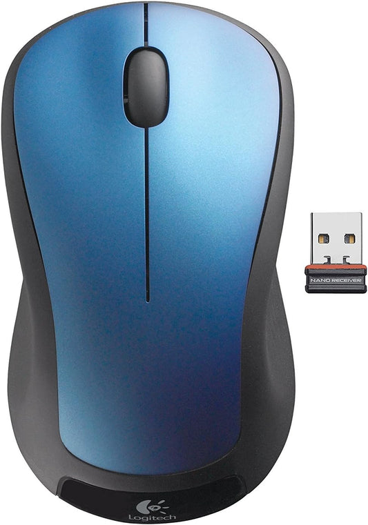 Logitech 910-001923 Wireless Mouse M310 - Peacock Blue - Renewed