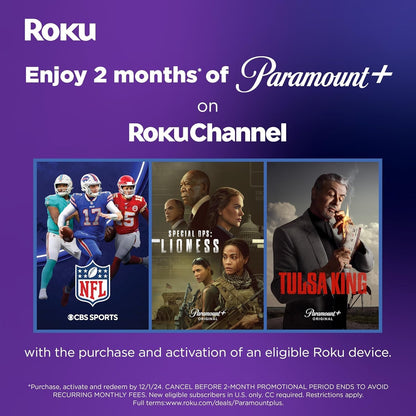 Roku A2OD-400 Streaming Stick 4K - D Vision Voice Remote - Renewed