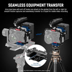 NEEWER PS015 Foldable V Mount Battery Plate Arca Type