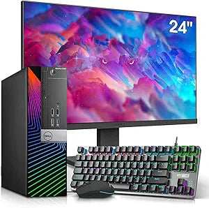Dell OptiPlex 5040 Gaming PC Bundle - i7 - GT 1030 - Renewed