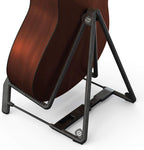 K&M Heli 2 Guitar Stand - Folding A-Frame - Black