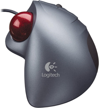 Logitech 904353-0403 Trackman Wheel Optical Trackball - Silver