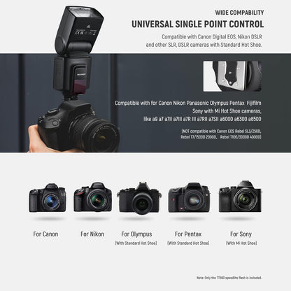 Neewer 10102376 TT560 Camera Flash Speedlite - Universal Hot Shoe