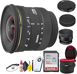 Sigma 201205 10-20mm Sony A-Mount Lens Bundle