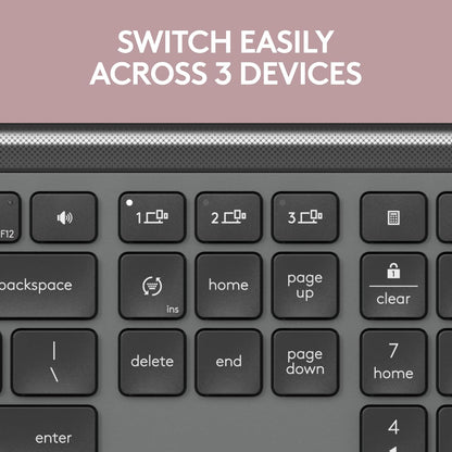 Logitech 920-012469 MK955 Signature Slim Wireless Keyboard Mouse Combo
