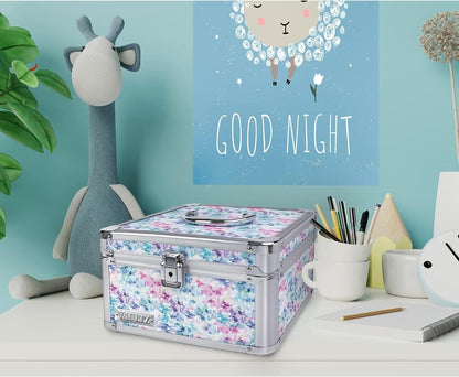 Vaultz VZ03995 Portable Safe Box Watercolor Design