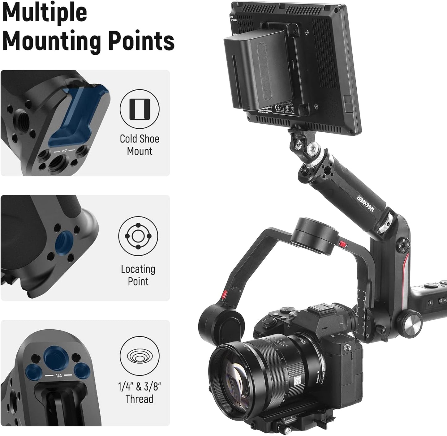 Neewer 10101444 Weebill-S Gimbal Sling Handle Grip
