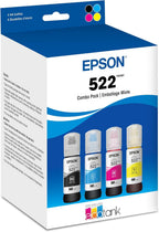 Epson T522120-BCS 522 EcoTank Ink Bottle Combo Pack
