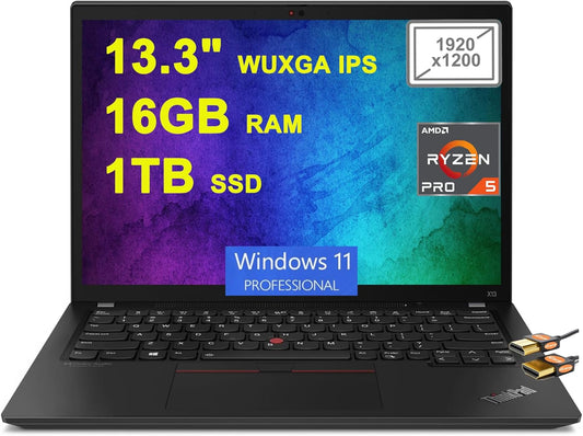 Lenovo ThinkPad X13 Gen 2 Laptop Ryzen 5 16GB 1TB SSD