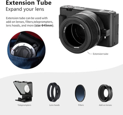 Neewer 10100457 18mm Wide Angle Macro Lens Sony ZV1