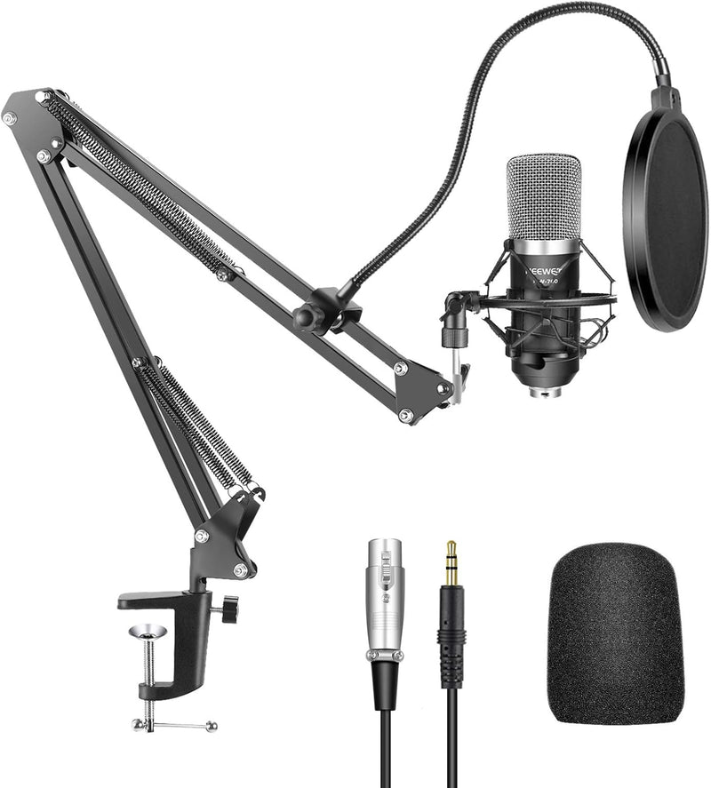 Neewer B00XOXRTX6 Condenser Microphone Scissor Arm Kit — main product image