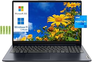 Lenovo Laptop 2023 IdeaPad 1 15.6" FHD N6000
