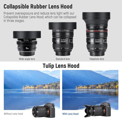 Neewer 10087419 72mm Filter and Lens Accessories Kit