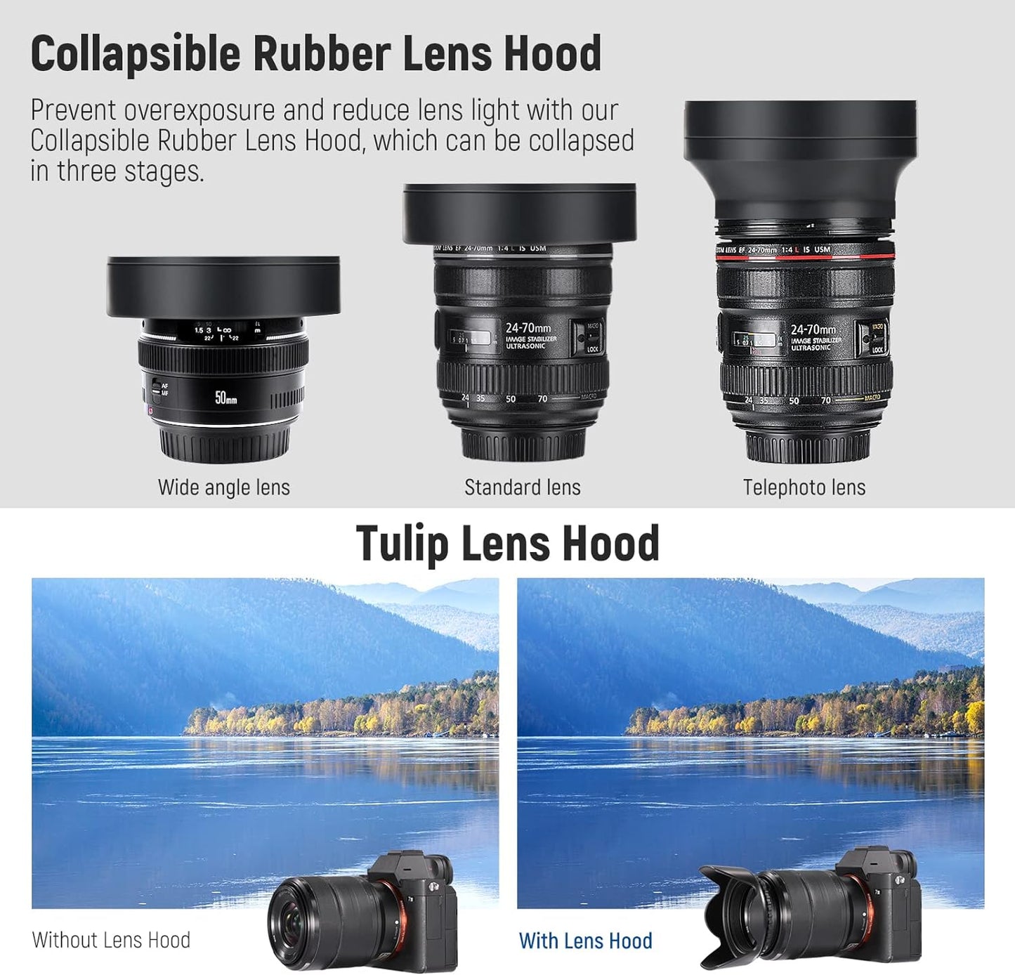 Neewer 10089571 77mm Lens Filter Accessory Kit