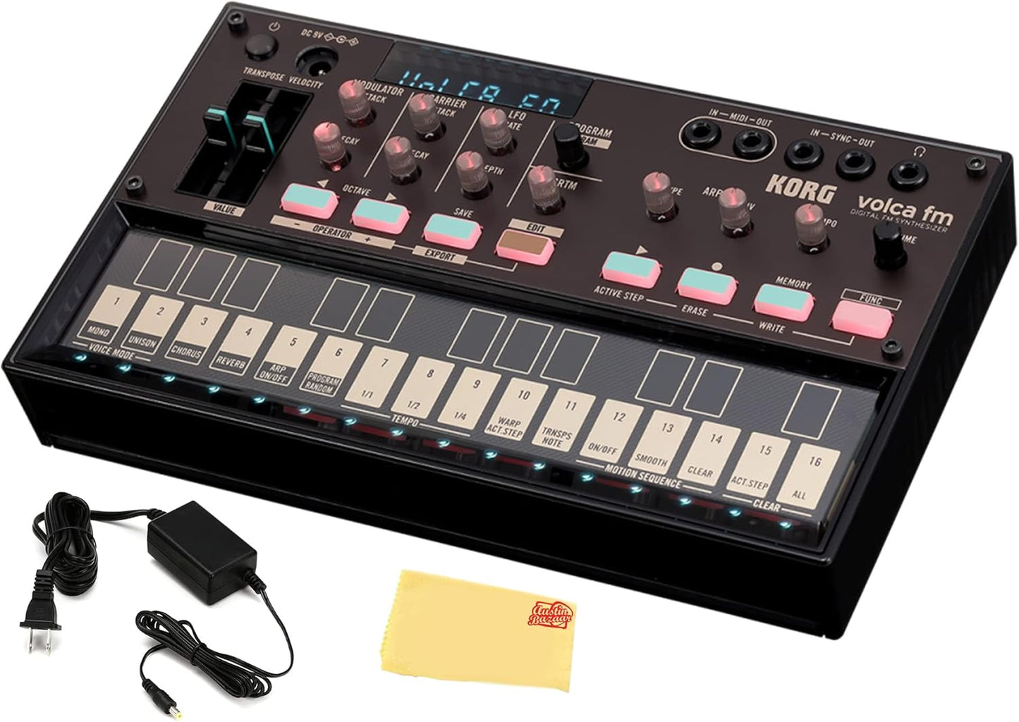 Korg Volca FM2 Digital FM Synthesizer Bundle Adapter